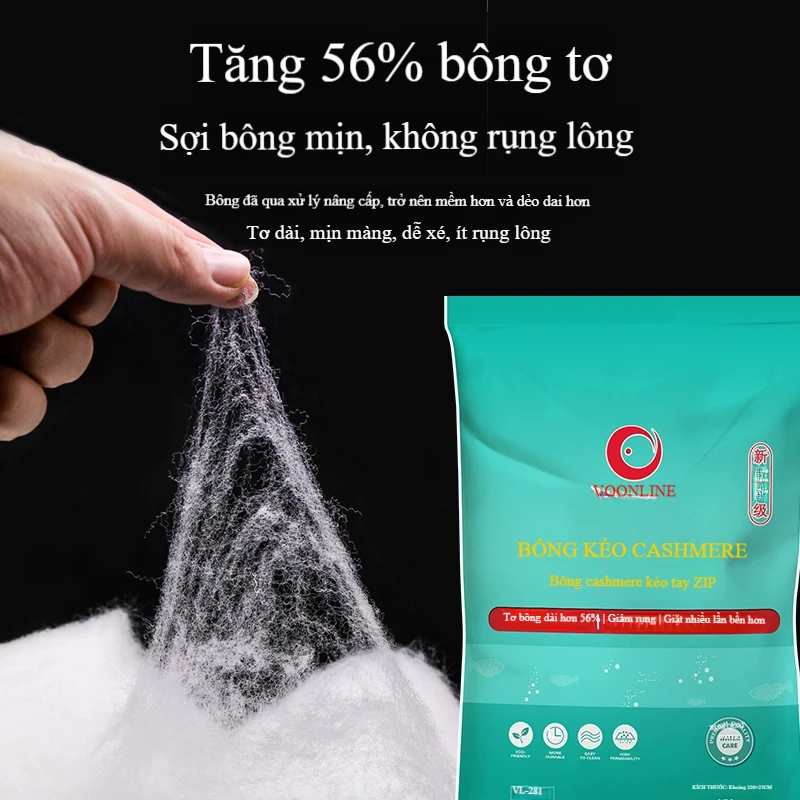 Bông Lọc Bể Cá Cashmere VOONLINE Siêu Dày – Thấm Nước Nhanh, Không Tắc, Sạch Lâu – Nota Shop VN