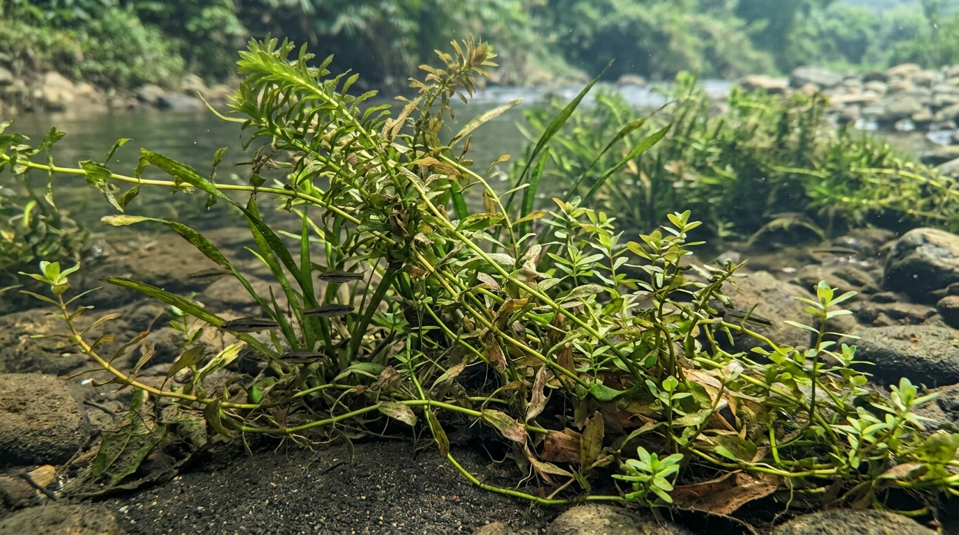 Bể thủy sinh không lọc và cái kết sau 7 ngày làm biếng 4 Bể thủy sinh không lọc với cây thủy sinh phát triển tự nhiên sau 7 ngày không chăm sóc